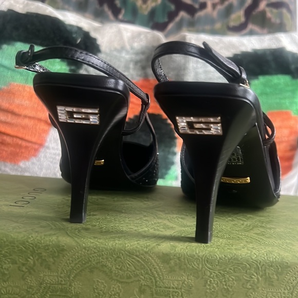 Gucci Crystal GG Slingback Pump - Picture 8 of 11